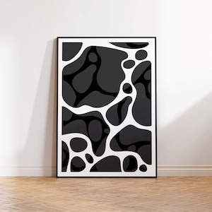 Water Mirror Print | Water Surface Wall Art | Unframed Artwork | Abstract Water poster