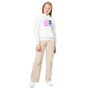 Sudadera con capucha "Soy de otro planeta"