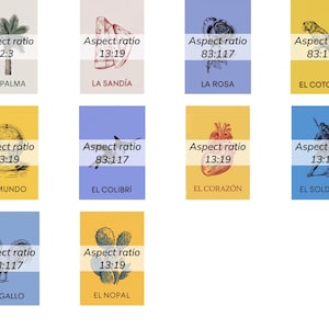 Juego de 10 impresiones de lotería mexicana, impresiones artísticas de México, arte mural de México, carteles de viajes de México, arte mexicano, decoración mexicana, descarga instantánea