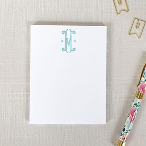 Personalized Stationery Set for Women Set of 12 Flat Notecards