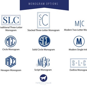 Monogram Gift Tags, Set of 12 Custom Hang Tags, Personalized Solid Color Gift Packaging image 3