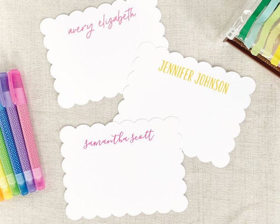 Color Edge Note Cards | 10 Card Set Color Edge Note Cards | 10 Card Set