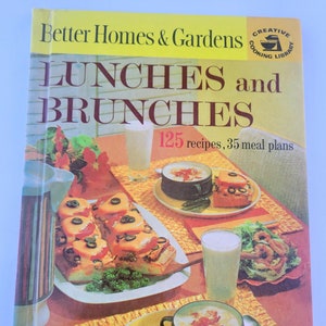 Mittagessen und Brunch Better Homes & Gardens Kochbuch 125 Rezepte 35 Speisepläne 1963 Bild 1