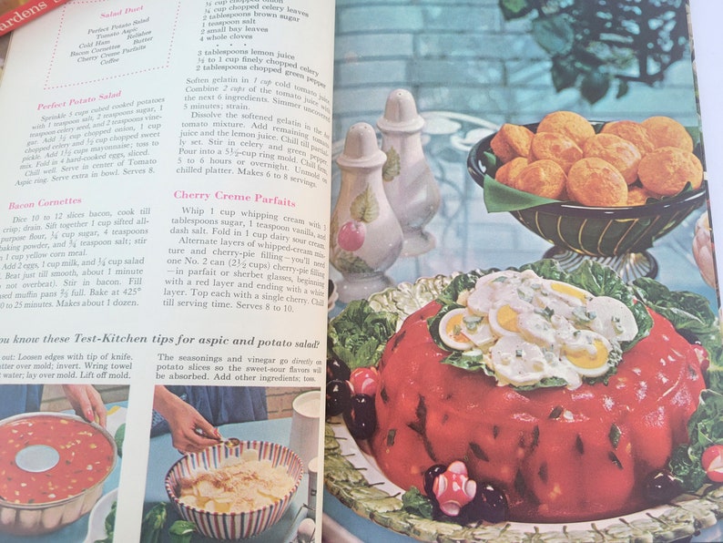 Mittagessen und Brunch Better Homes & Gardens Kochbuch 125 Rezepte 35 Speisepläne 1963 Bild 5