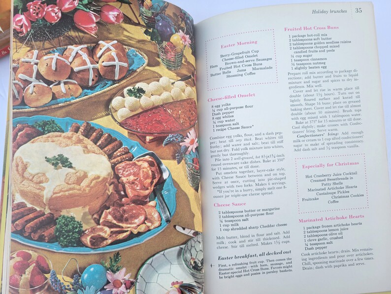 Mittagessen und Brunch Better Homes & Gardens Kochbuch 125 Rezepte 35 Speisepläne 1963 Bild 6