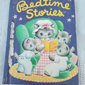 Bedtime Stories Vintage 1951 A Rand McNally Junior Elf Book
