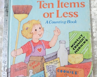 Ten Items or Less A Counting Book Vintage Little Golden Book 1985