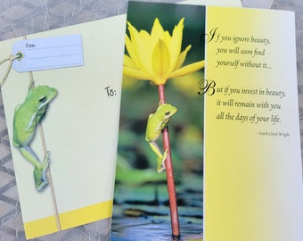 All Occasion Greeting Card Encouragement Frog Rolf Nussbaumer National Wildlife Card