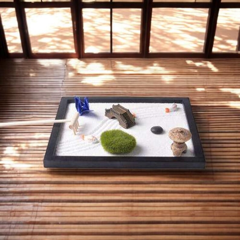 Japanese Zen Garden DIY Kit for Desktop Decor Mini Garden Art & Diorama ...