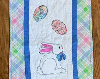 Easter Bunny Appliquéd Table Runner