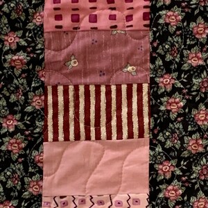 Lap Quilt/Pretty in Pink Lap Size Quilt/Fireside Quilt image 4