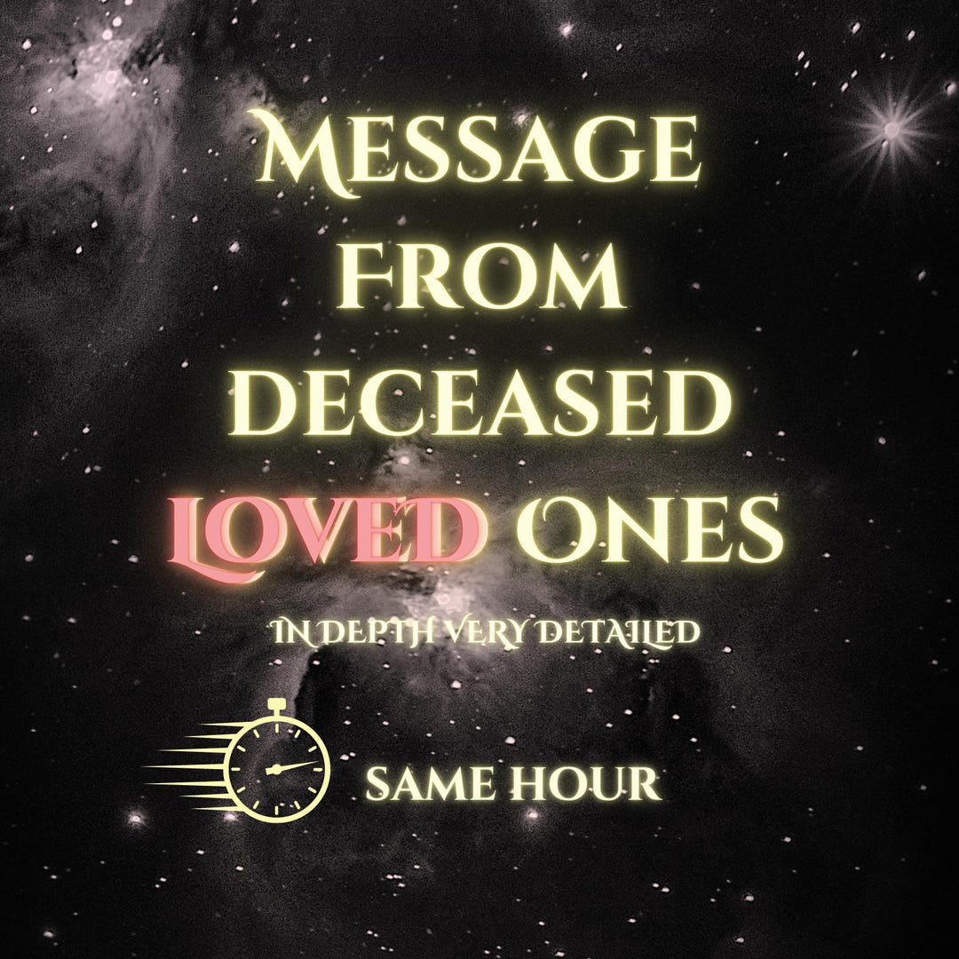 Message From Deceased Loved Ones Etsy