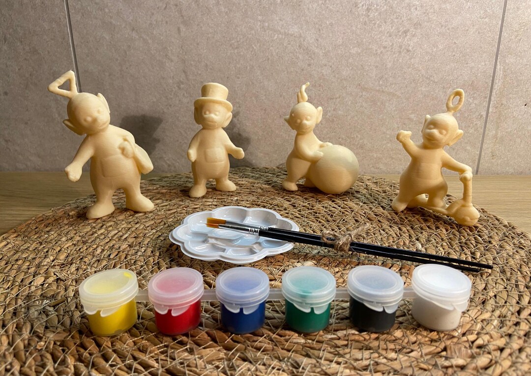 Teletubbies Painting Set – Fun & Educational Activity - 3D Printed DIY ...