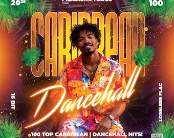 Caribbean Dancehall DJ Pack 2025, 100 Tracks FLAC Lossless, Reggae Dub Jamaican Tracks, BPM, Cue & Key Tagged, Rekordbox, Digital Download