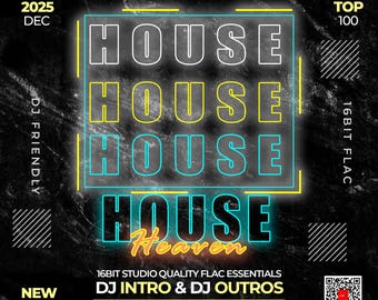House Heaven DJ Pack (December 2025) 100 Tracks FLAC Lossless Cue Points, Soulful Club Premium House Tracks, BPM Key Tagged Digital Download