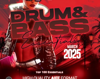 Drum & Bass Match 2025 [FLAC Format 44100Hz] 100 Floor Shaking Full-Length Tracks • Curated for DJs • Digital Download