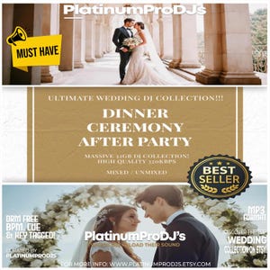 Wedding DJ Pro Pack 2026: 4548 Tracks MP3, Ceremony Cocktail Reception, First Dance Party Hits, BPM Key Tagged, Rekordbox, Serato, Traktor