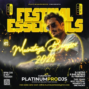 Festival Bangers DJ Mega Pack June 2026 [771 FLAC Format 44.1kHz] DJ Friendly | Digital Download