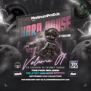 Hard House DJ Pack [FLAC Format 16-bit] 110 Full-Length Tracks | Curated for DJs | Digital Download
