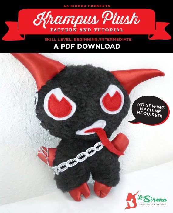 krampus stuffed animal