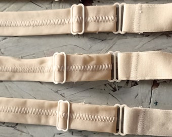 Adjustable bra straps, nude color