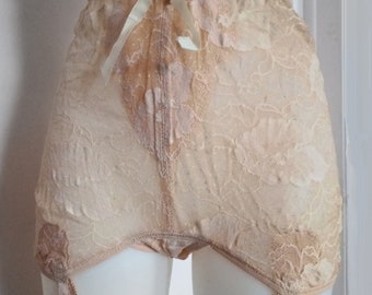 Vintage Jantzen C. J. Grenier lace panty girdle with tag