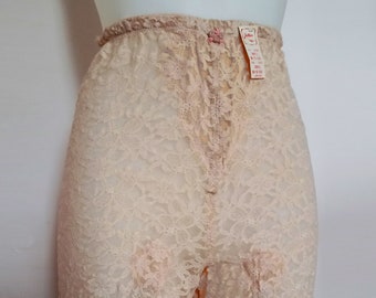 Vintage Jantzen C. J. Grenier lace panty girdle with tag