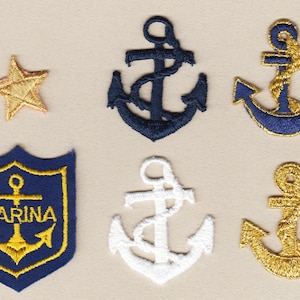 Nautische appliqué: geborduurde patch