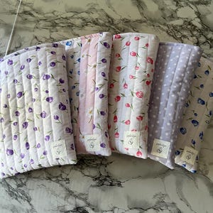 Handmade Summer Romance Quilted Book Sleeves