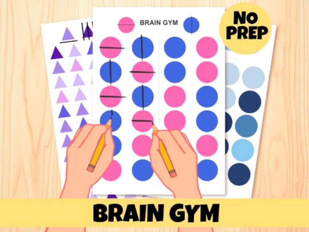 Brain Gym Visual Perception Puzzle Workbook: Kids Activity (PDF ...