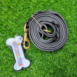Handmade Dog Leash, Leather Dog Leash, Strong Leather Dog Leash, Leather Pet Leashes, Dog Lead, Full Grain Leather
