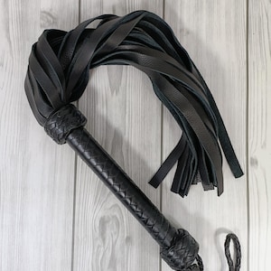 Handmade Leather Flogger | Unisex Tails/Falls | Durable Handcrafted