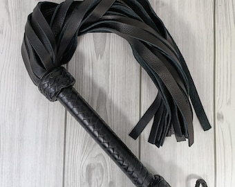 Handmade Leather Flogger | Unisex Tails/Falls | Durable Handcrafted