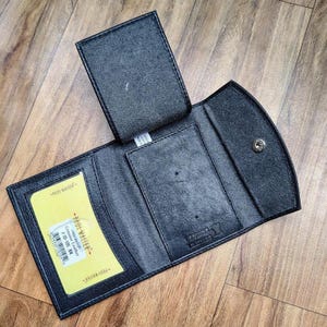 Leather ID Badge Holder, Bifold Badge Holder for Police & Law Enforcement, Handmade Badge Wallet