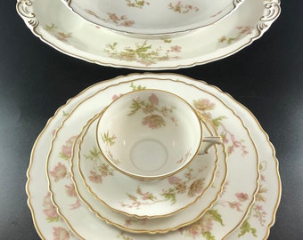 Haviland Limoges China Poppy Pattern Antique, Discontinued and Serving Pieces