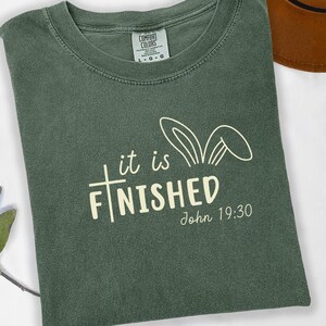 Easter Shirt Comfort Colors Jesus Easter T-shirt Christian Easter Gift Shirt Church Easter T Shirt Cute Easter Bunny Shirt Bible Easter Tee
