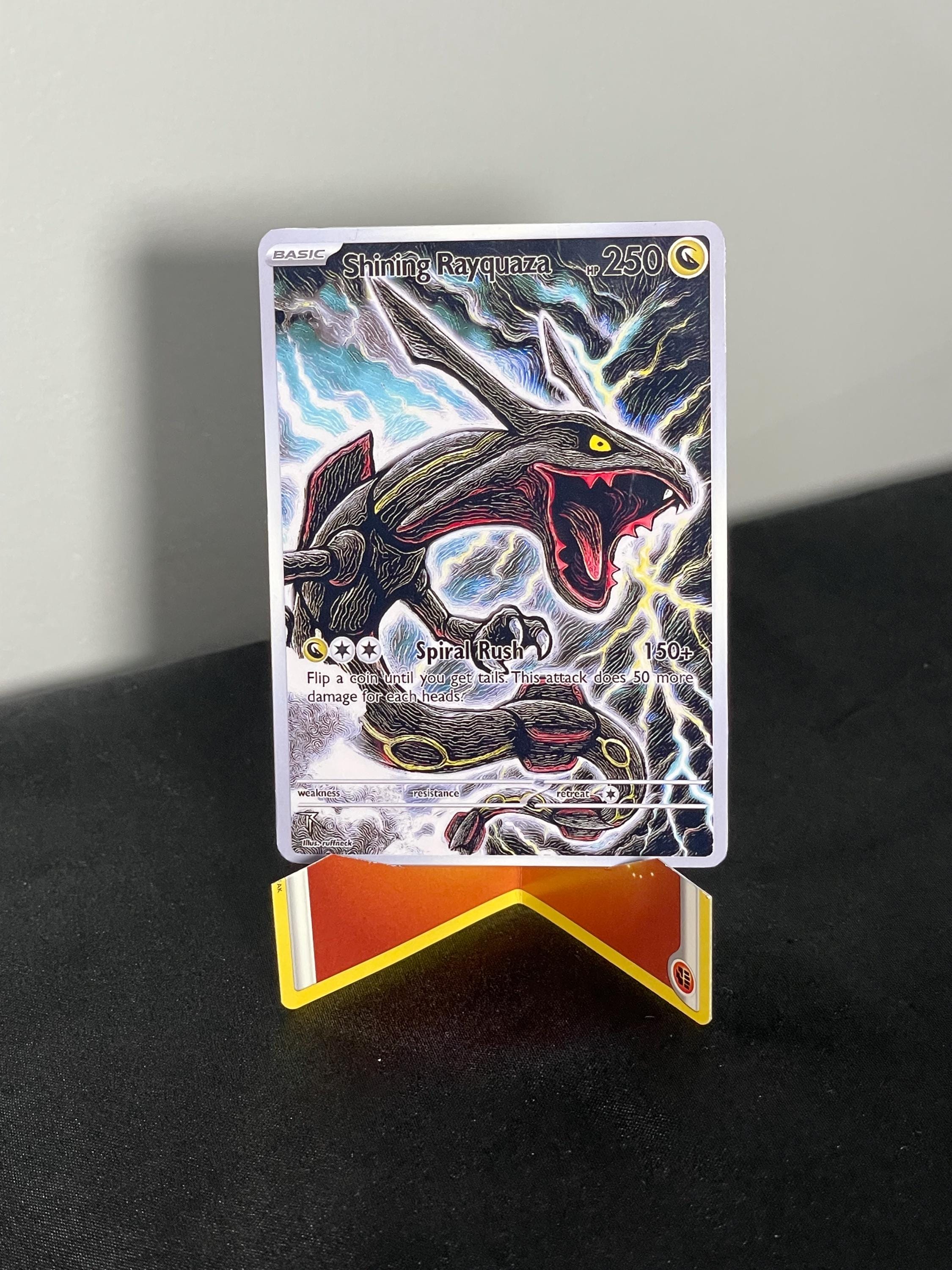 Shining Rayquaza - Etsy
