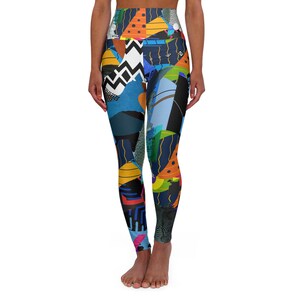 Comfy Yoga Leggings, Stretchy Workout Pants, Athleisure Leggings, Activewear Tights, Exercise Bottoms for Women