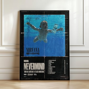 Nirvana Poster Vintage - Etsy