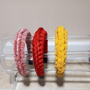 Summer colourful headband, Braided headband, Perfect to finish that brunch date look, Gift for her, Boho-Chic headband