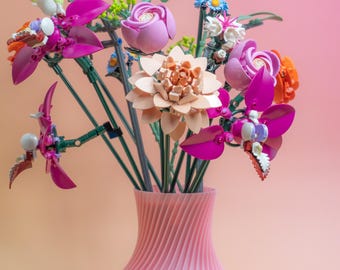 LEGO® Botanical Flower Sets用フラワーホルダー付き花瓶 - Etsy 日本