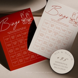 Wedding Bingo Game Find The Guest Bingo Modern Black Script Bridal Shower Wedding Games Instant Download DIY Printable Games