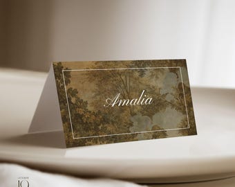Elegante Namenskarte Hochzeit Platzkarte Handgeschrieben Namenskarte Hochzeit Tischkarten Gäste Namensschilder Tischkarte Selbst Gestalten