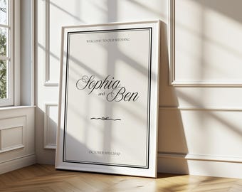 Placa de boas-vindas para casamento vintage Placa de boas-vindas elegante Placa de boas-vindas para casamento vintage Placa de boas-vindas para casamento com dinheiro antigo Placa de boas-vindas para casamento Placa de casamento retrô