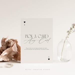 Spielkarten Gästebuch Hochzeit Pick A Card Schild Hochzeit Spielkarten Gästebuch Gästebuch Schild Hochzeit Hochzeitsgästebuch Schild