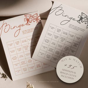 Gioco del bingo per matrimoni Trova l'ospite Bingo Moderno Black Script Bridal Shower Giochi per matrimoni Download immediato Giochi fai da te stampabili