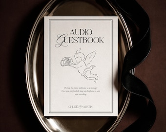 Audio Guestbook Sign Leave A Message Sign Phone Guestbook Wedding Guestbook Audio Voicemail Guestbook Wedding Audio Guest Book Sign