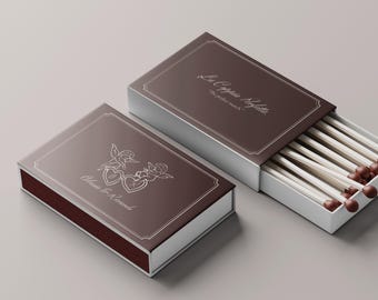 Modello personalizzabile per scatola di fiammiferi per matrimonio Etichetta personalizzata per scatola di fiammiferi Bomboniere per matrimonio Perfect Match Match Perfect Match Bomboniere per matrimonio Match