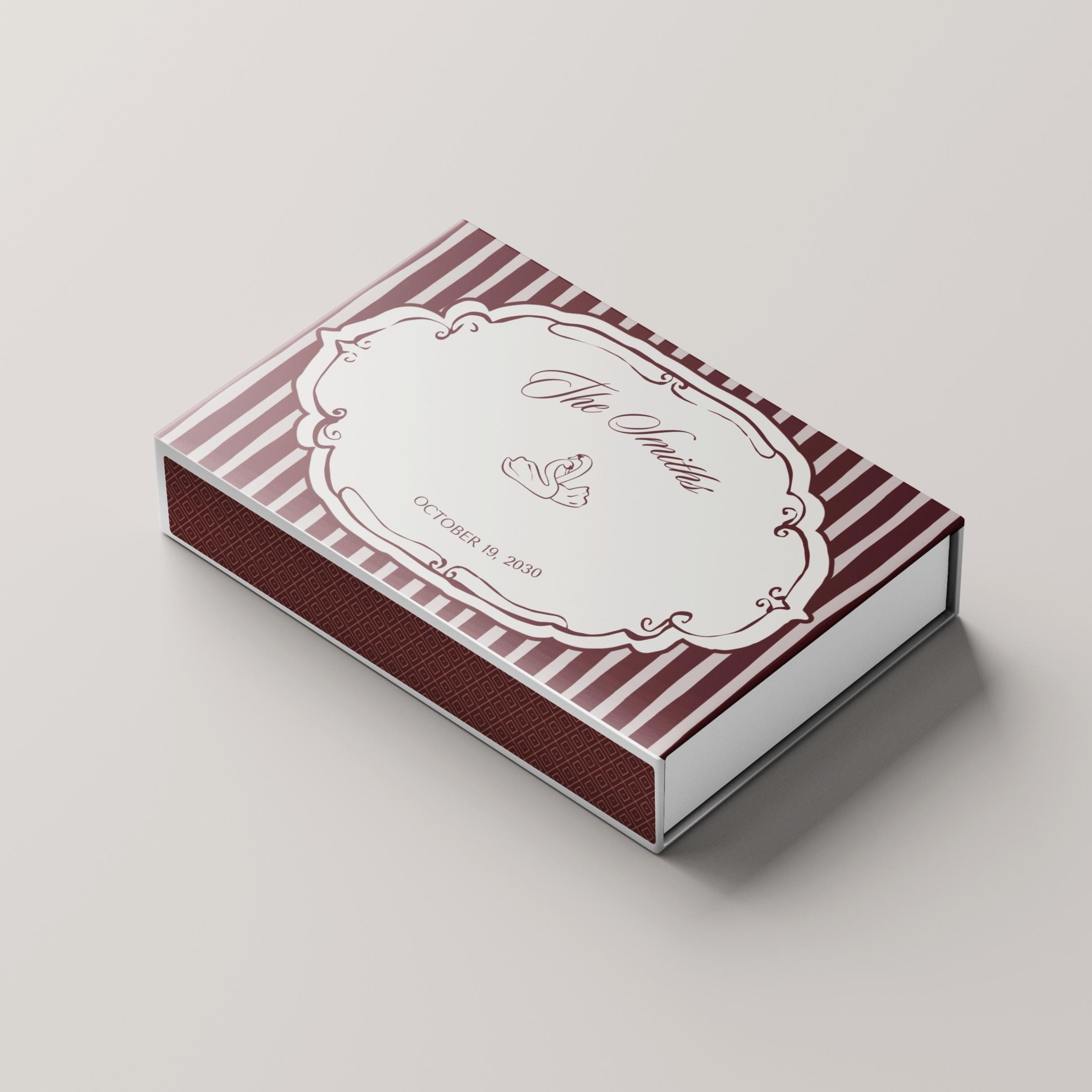 Customizable Matchbox Customizable Wedding Matchbox Template Custom Matchbox Label Favors ...
