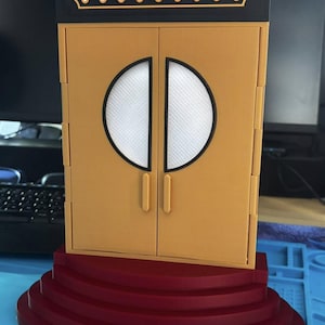 Awesome Theatre-Entrance Blu-ray Display Stand – Light-Up “NOW SHOWING” Edition
